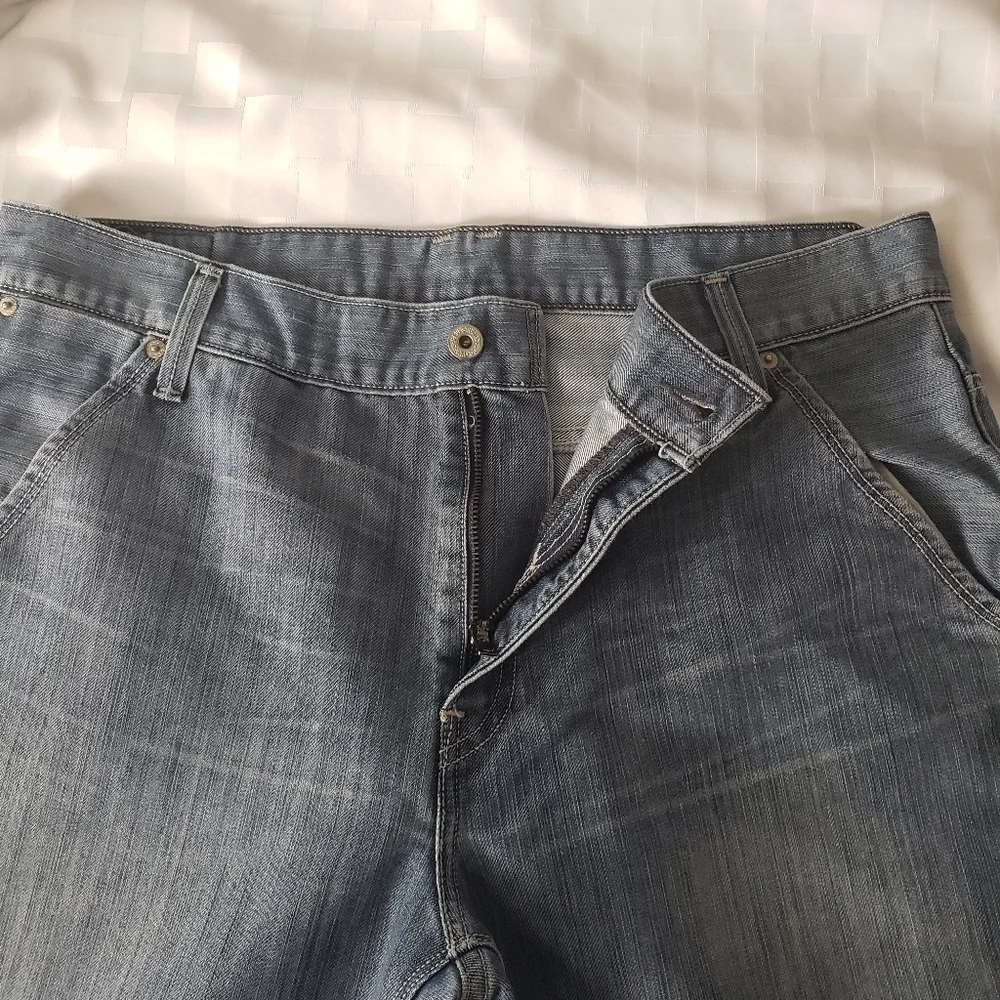 Levi Strauss 527 Stone Wash Zipper Pockets Straight Leg Men's Jeans Size 36x34